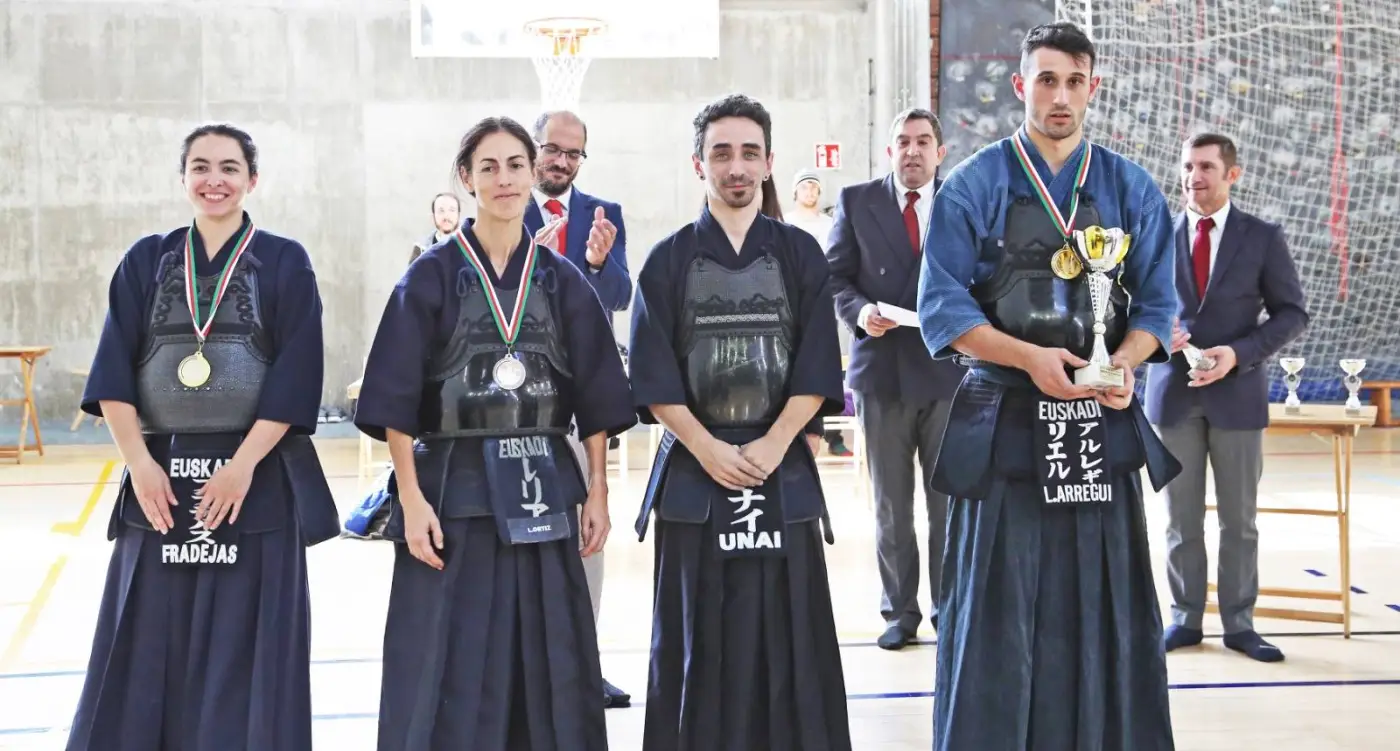 Premiados en el campeonato de Euskadi de Kendo