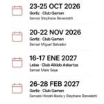 Cursos de Aikido 2026–2027
